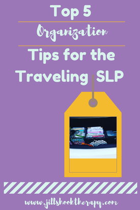 Top 5 Organization Tips for Traveling SLPs