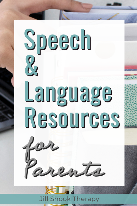 Resources and links for speech and language resources for parents