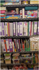 Speech materials shelf