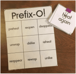 Prefix-O free literacy activity