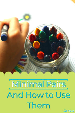 How to use Minimal Pair activities in Speech Therapy with links